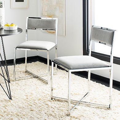 Safavieh Menken Chrome Side Chair