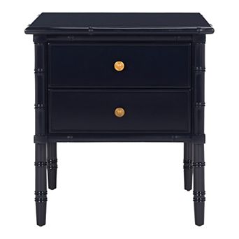 Safavieh Mina Modern Coastal 2-Drawer Bamboo Nightstand