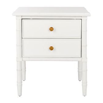 Safavieh Mina Modern Coastal 2-Drawer Bamboo Nightstand