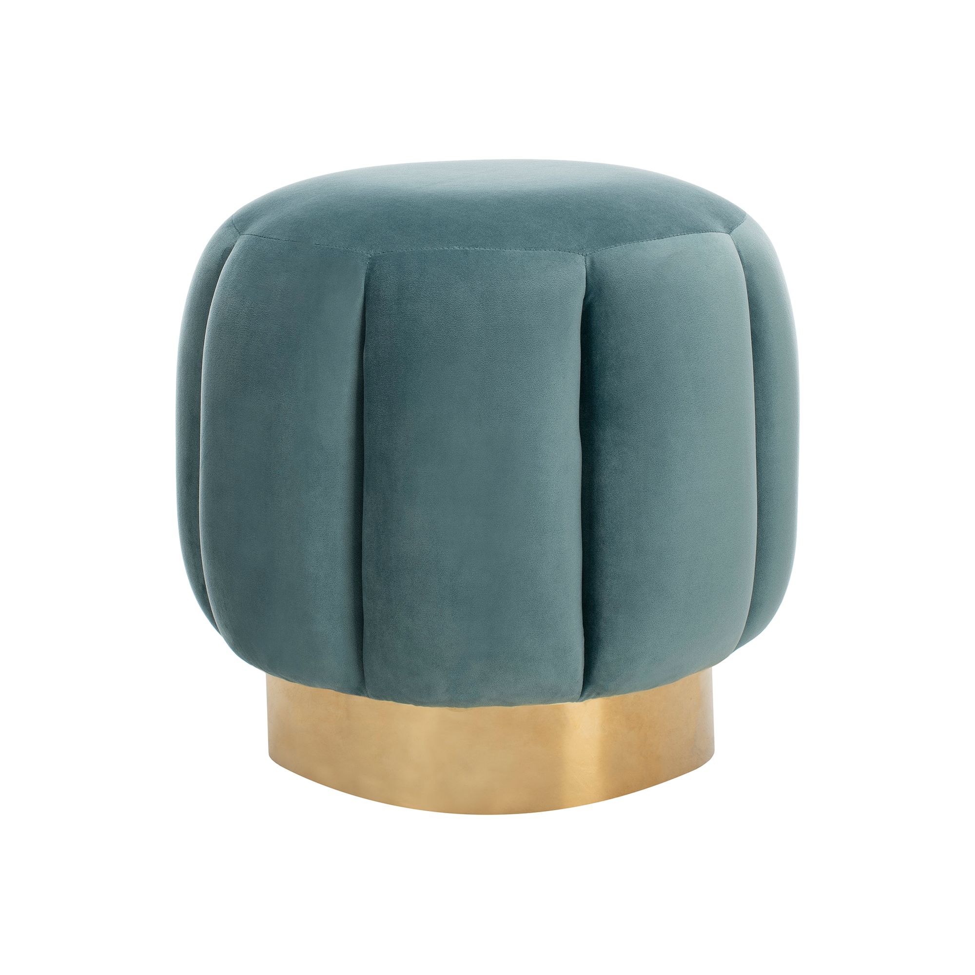 Safavieh Maxine Channel Tufted Ottoman, Seafoam