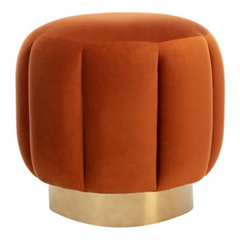 Safavieh Maxine Channel Tufted Ottoman