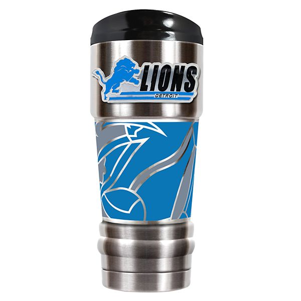 NFL Detroit Lions 18oz Geometric Travel Tumbler