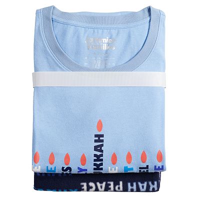 Women s Jammies For Your Families Hanukkah Family Tee Pants Pajama Set