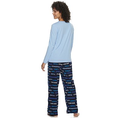Women's Jammies For Your Families Hanukkah Family Tee & Pants Pajama Set