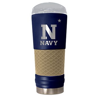 Navy Midshipmen Vacuum Insulated Powder-Coated Tumbler