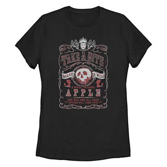 Disney's Snow White Take A Bite Juniors' Missy Crew Tee