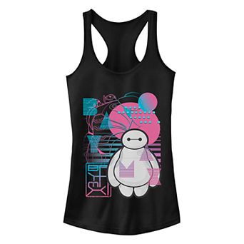 Disney's Big Hero 6 Baymax Juniors' Tech Electric Racerback Tank Top