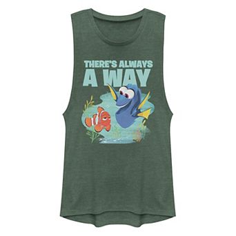 Juniors Disney / Pixar Finding Dory Always A Way Muscle Tank Top