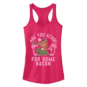 Junior's Disney's The Lion King Timon Bacon Achin' Ideal Racerback Tank Top