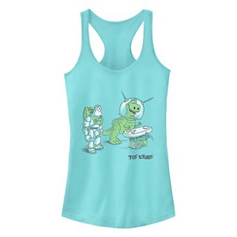 Disney / Pixar's Toy Story Buzz Lightyear Rex Men's Video Games Racerback Tank Top