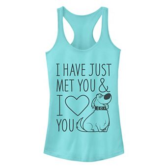 Disney / Pixar's Up Dug Juniors' I Love You Racerback Tank Top