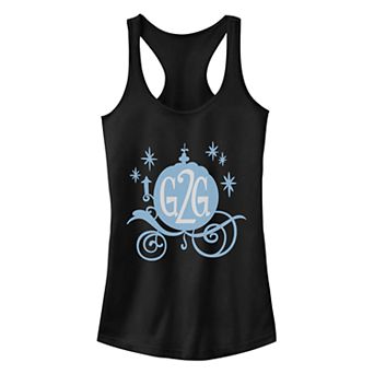 Disney's Wreck-It Ralph 2 Cinderella Carriage Got To Go Juniors' Racerback Tank Top