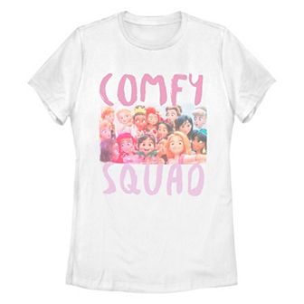 Juniors' Disney Princess Happy Comfy Squad Missy Crew