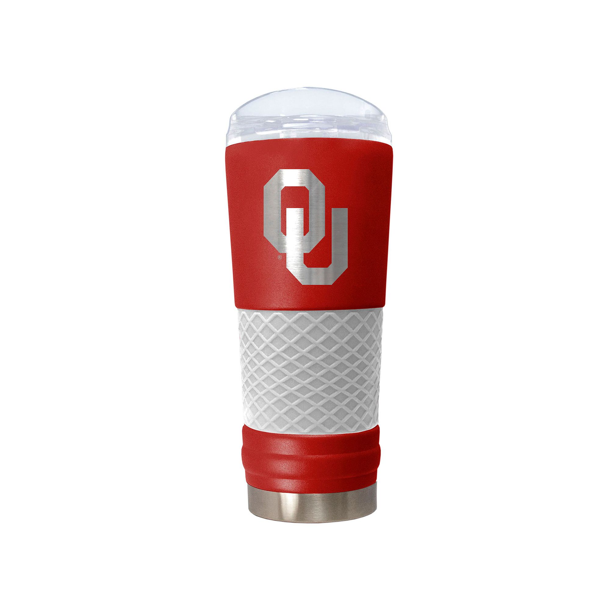 Oklahoma Sooners Vacuum Insulated Powder-Coated Tumbler, Red