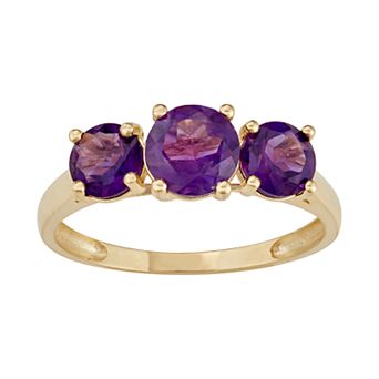 Designs by Gioelli 10k Gold 3-Stone Ring