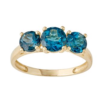 Designs by Gioelli 10k Gold 3-Stone Ring