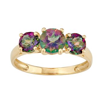 Designs by Gioelli 10k Gold 3-Stone Ring