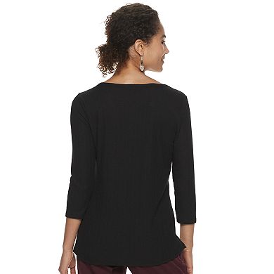 Women's Sonoma Goods For Life Button-front Henley