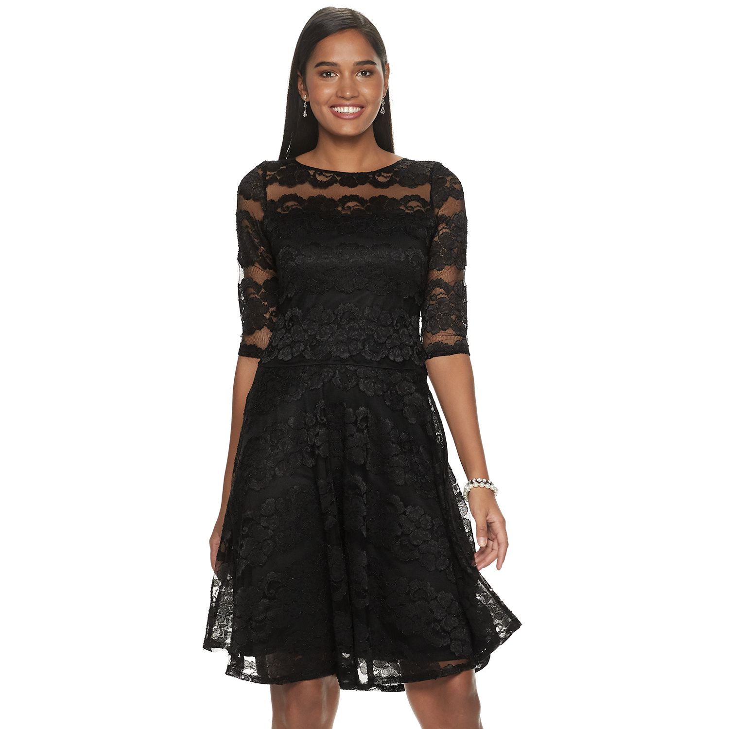 kohls black cocktail dresses