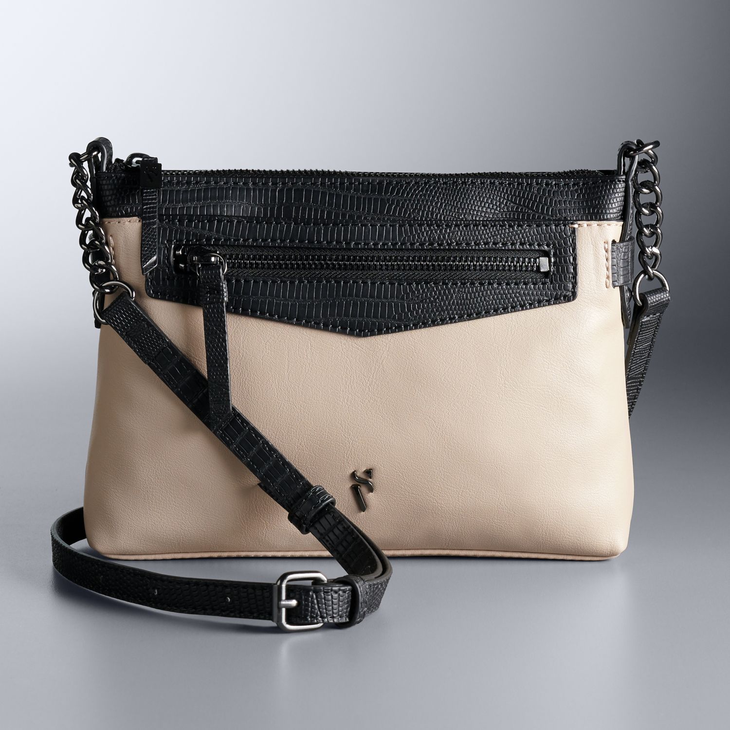 kohl's leather crossbody bags