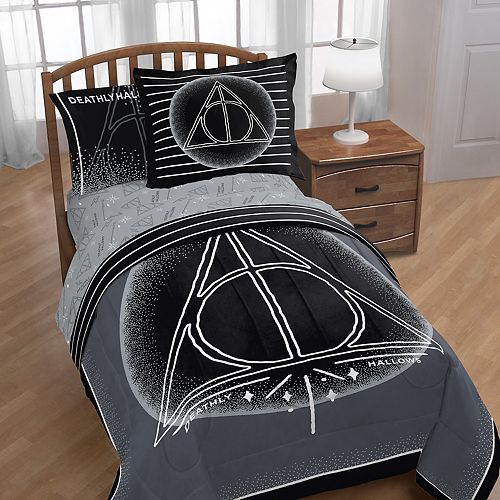 Harry Potter And The Deathly Hallows Twin Bedding Set