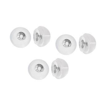 Jordan Blue 14k Gold & Silicone Replacement Earring Clutches - 3 Pair