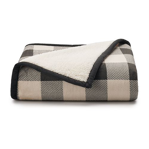Cuddl Duds Home Plush Sherpa Throw