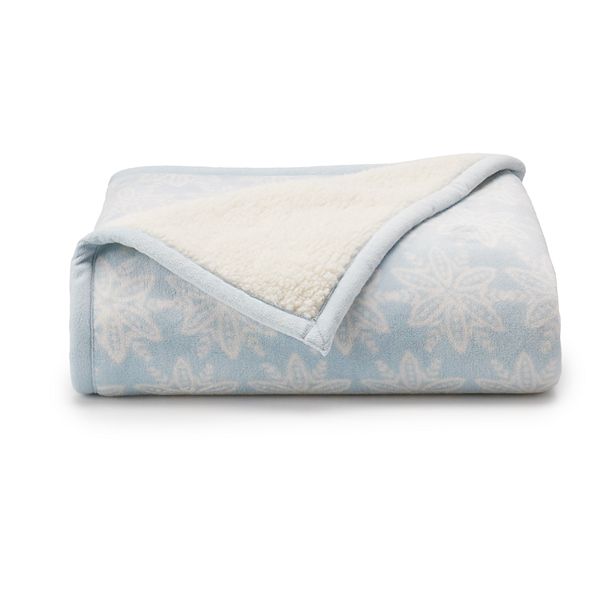 Cuddl Duds Home Plush Sherpa Throw