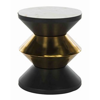 Safavieh Azizi Stone Top Side Table
