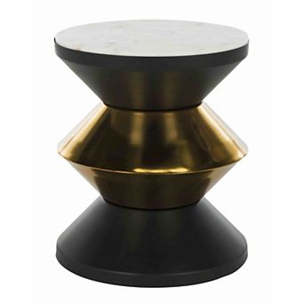 Safavieh Azizi Stone Top Side Table