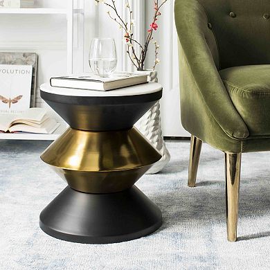 Safavieh Azizi Stone Top Side Table