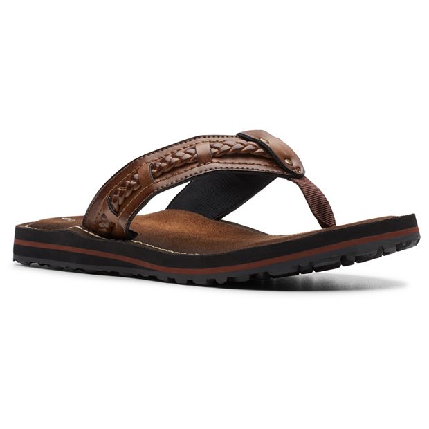 Clarks fenner nerice flip flops on sale