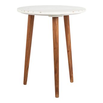 Safavieh Valerie Round Marble Accent Table