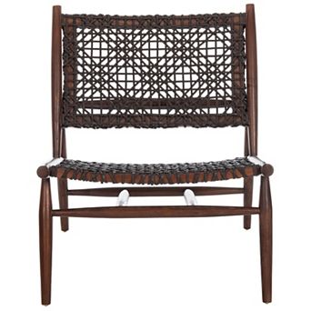 Safavieh Bandelier Leather Weave Accent Chair