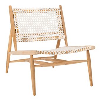 Safavieh Bandelier Leather Weave Accent Chair