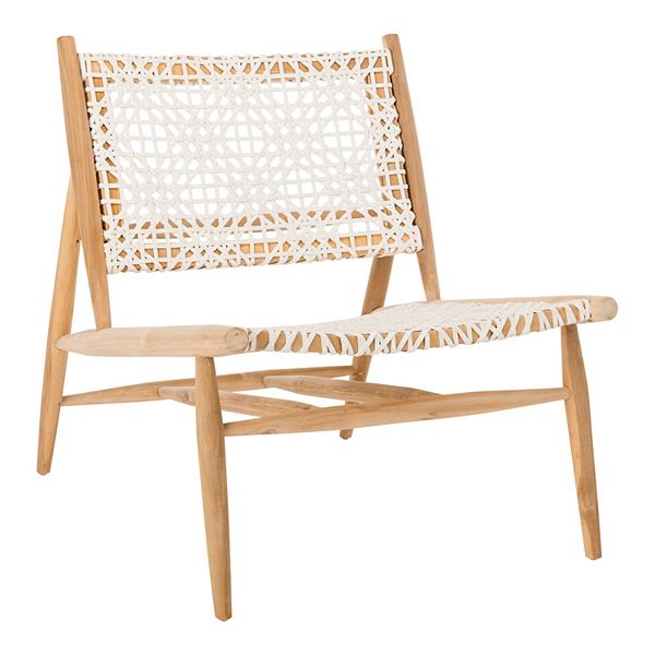 Safavieh Bandelier Leather Weave Accent Chair