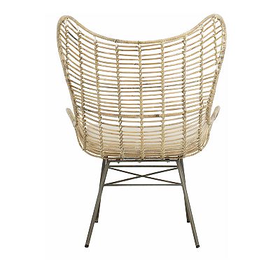 Safavieh Malia Rattan Wingback Armchair