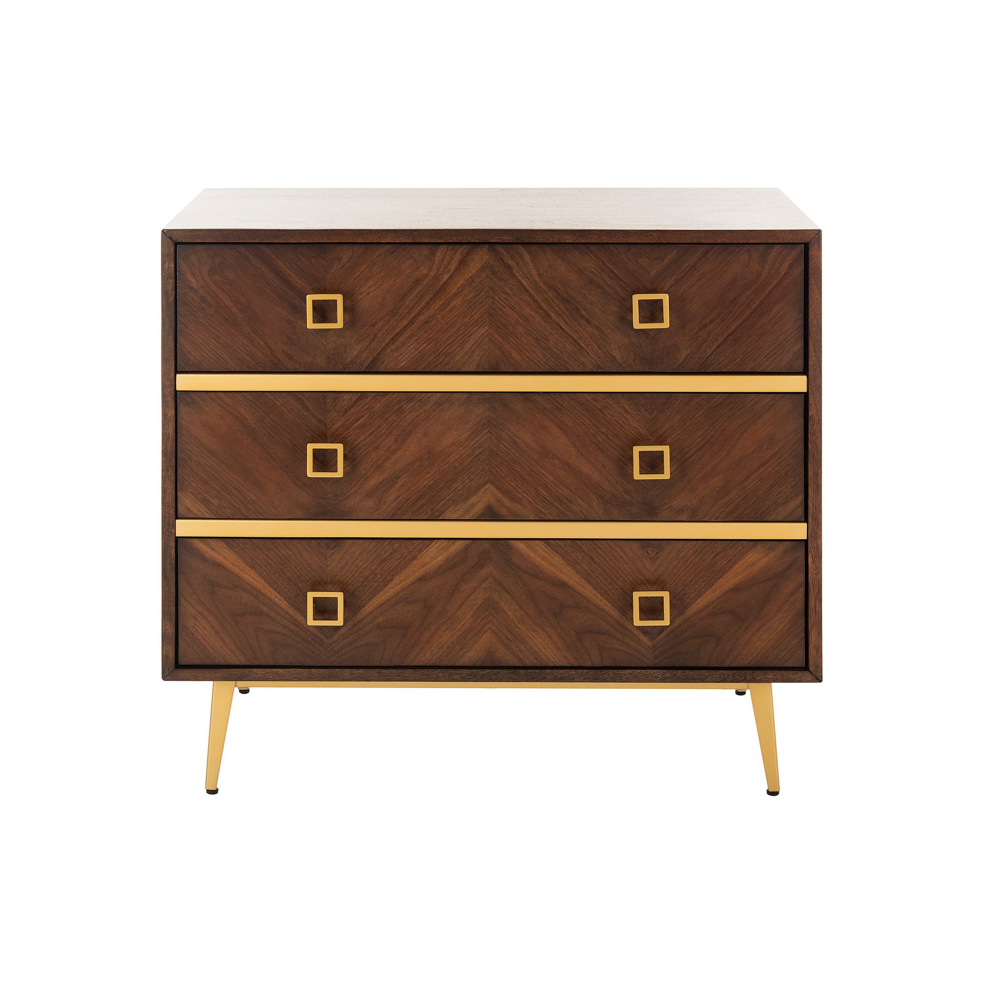 Safavieh Katia 3-Drawer Chest, Brown