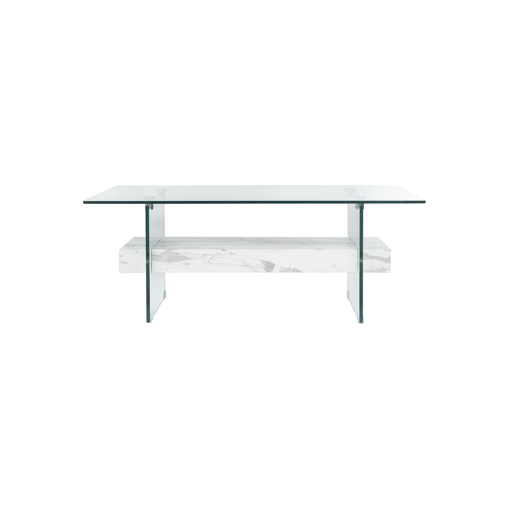 Safavieh Kayley Coffee Table, Faux White Marble