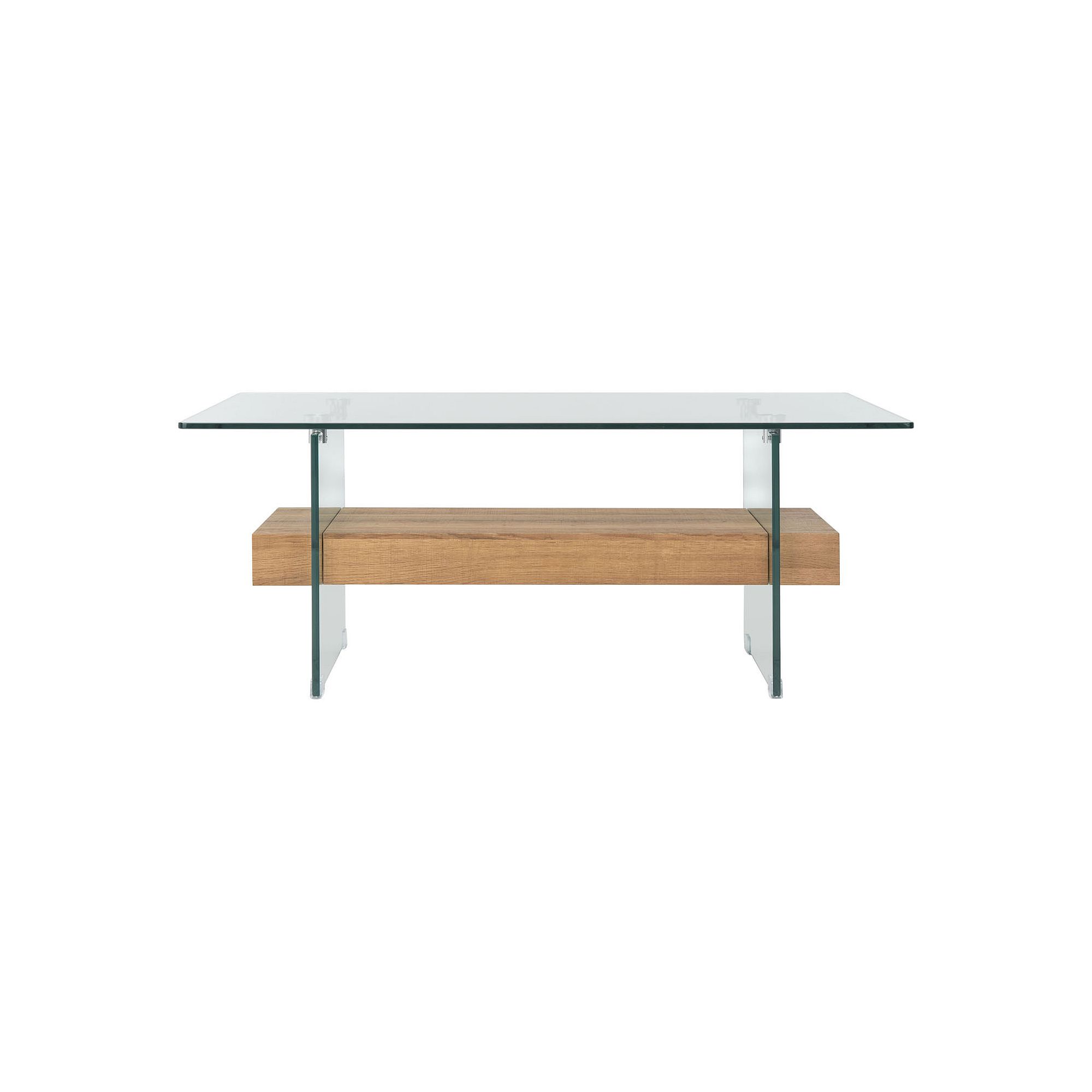 Safavieh Kayley Coffee Table, Natural Brown Shelf
