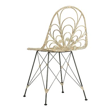 Safavieh Madeline Rattan Dining Chair 2-Piece Set