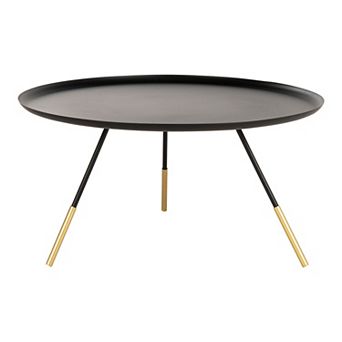 Safavieh Orson Coffee Table With Metal Gold Cap