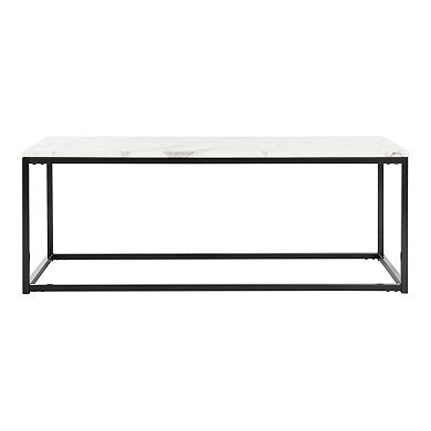Safavieh Baize Geometric Frame Coffee Table