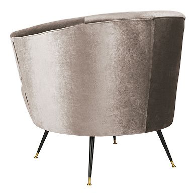 Safavieh Arlette Velvet Retro Mid-Century Accent Chair