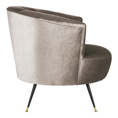 Safavieh Arlette Velvet Retro Mid-Century Accent Chair