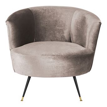 Safavieh Arlette Velvet Retro Mid-Century Accent Chair