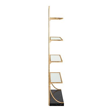 Safavieh Spano Glass 4-Tier Marble Base Etagere