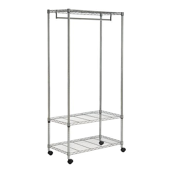 Chrome Garment Rack Amazadesign