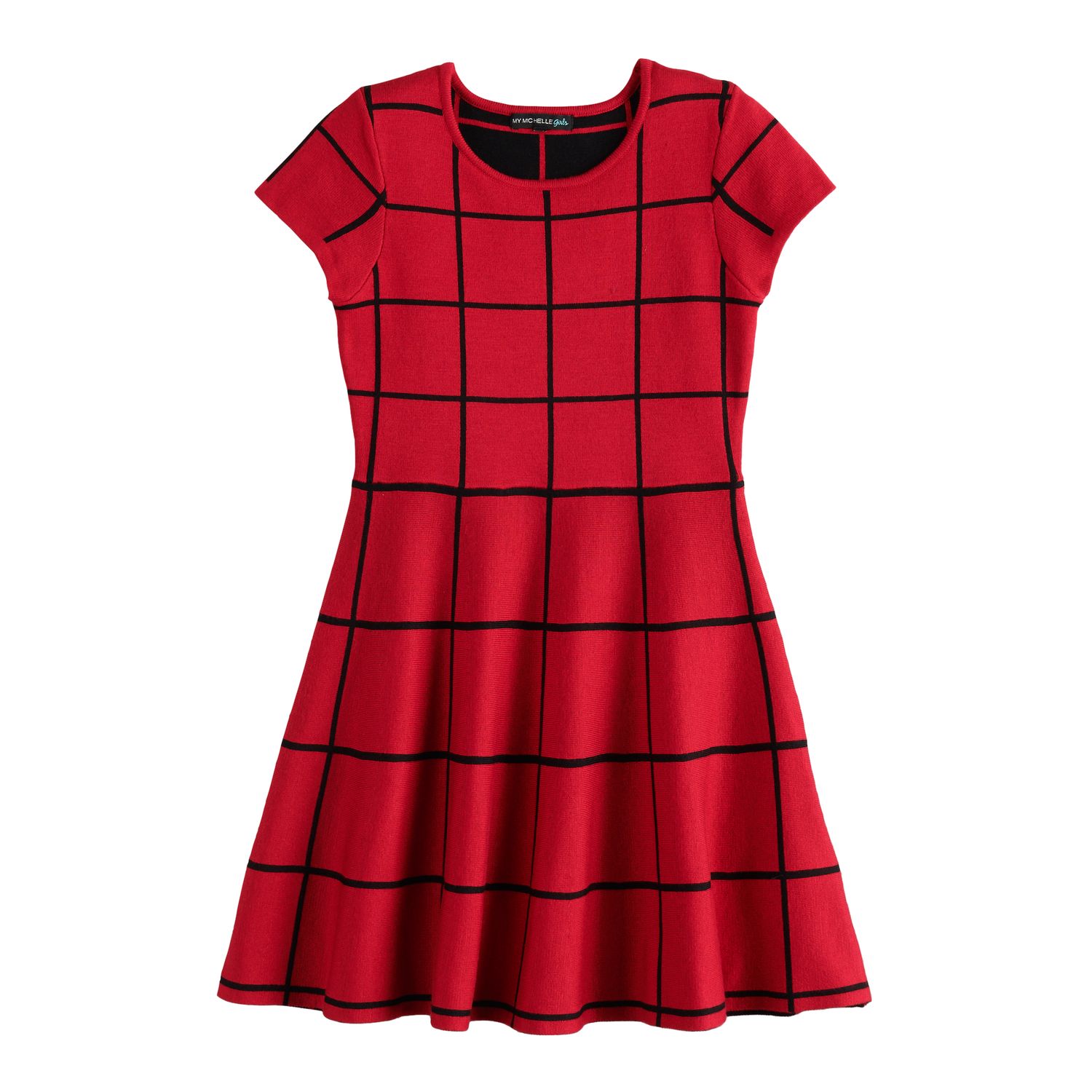 kohls girls red dress