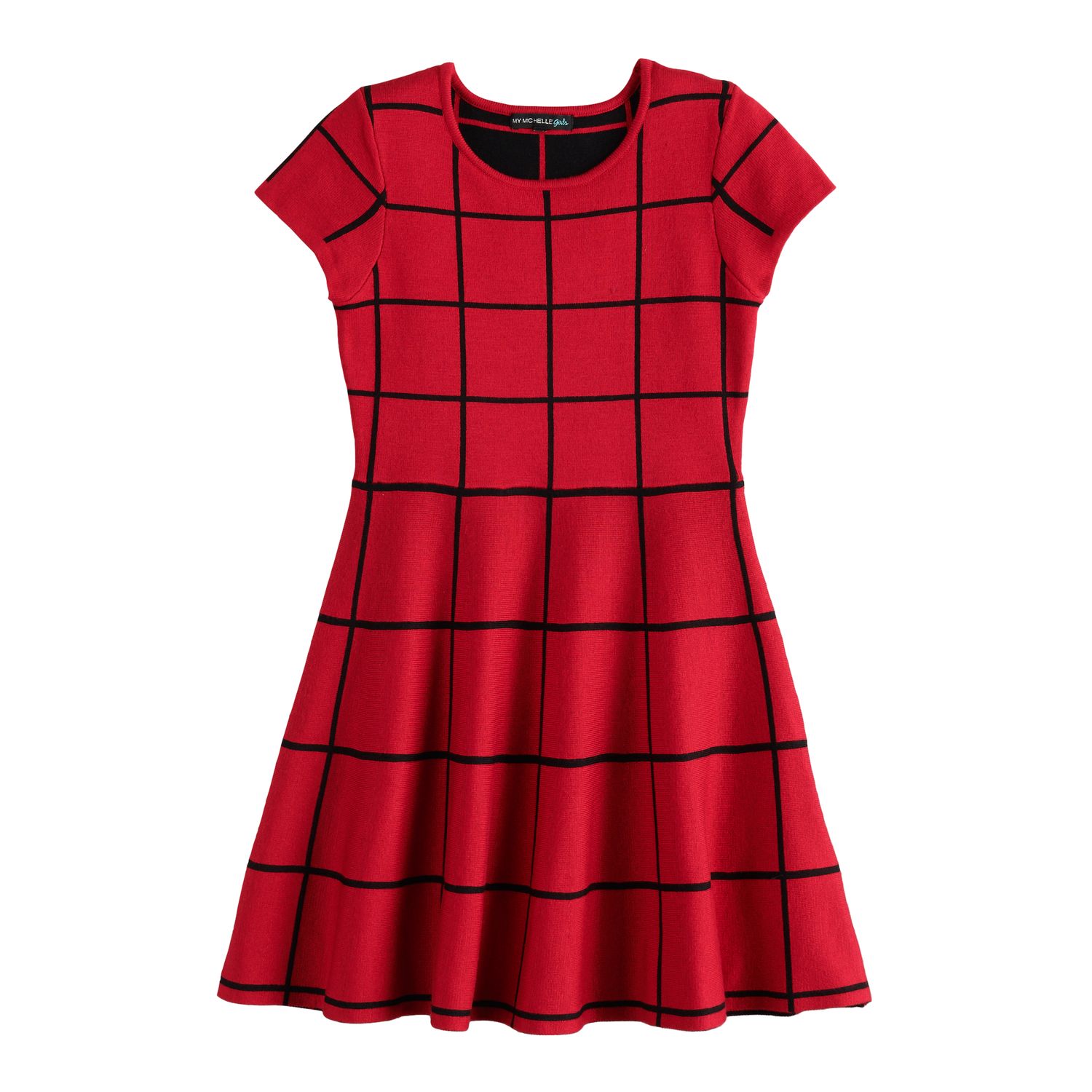 kohls girls red dress